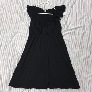 Black womens pullover dress